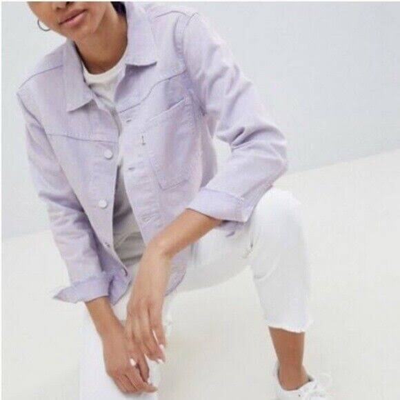 Levi's lavender jean jacket - Picture 1 of 5